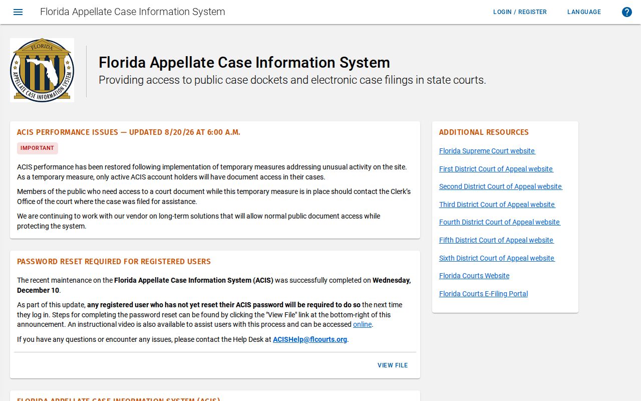 Boca Raton residents directory appellate records search