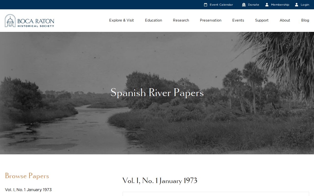 Boca Raton city directory Spanish River Papers archive